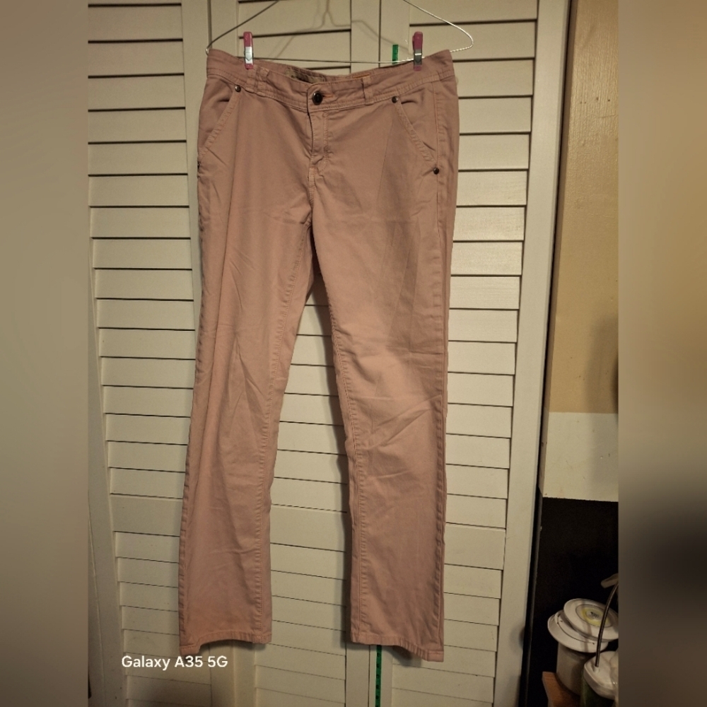 Pilcro Pink Straight-Leg Jeans
